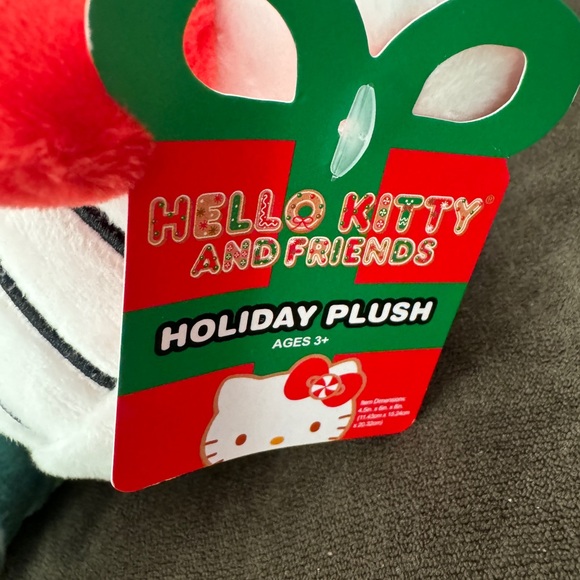 New Christmas Hello Kitty, 9” NWT Plushie - Picture 3 of 4